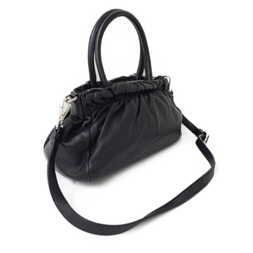 Prada Shoulder black handbag Ribbon 2way Bag - Picture 1 of 9